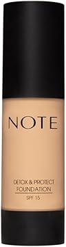 Note فoundation نوت كوزمتيكس ديتوكس بروتيكت الألوان الرئيسية 03 بيج متوسط 35 مل