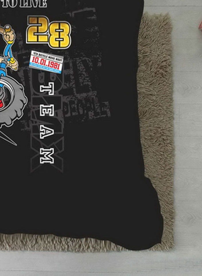 فيفوريت فيفرت طقم لحاف أطفال اسود نقشة بألوان متعددة سنجل نفر طقم 4 قطع - Image 4