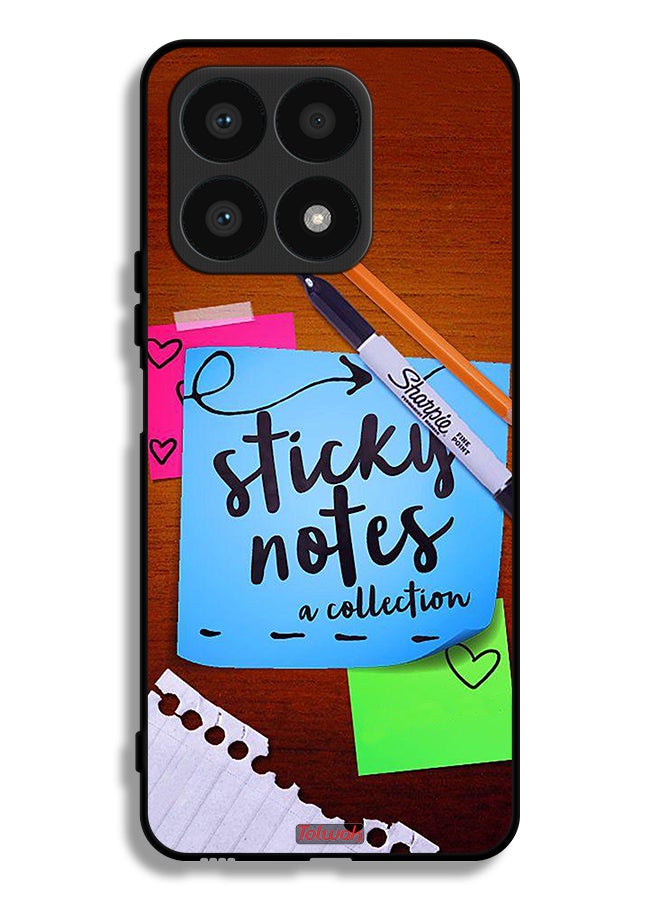Tolwak Honor X8a Protective Case Cover Sticky Notes - Image 1