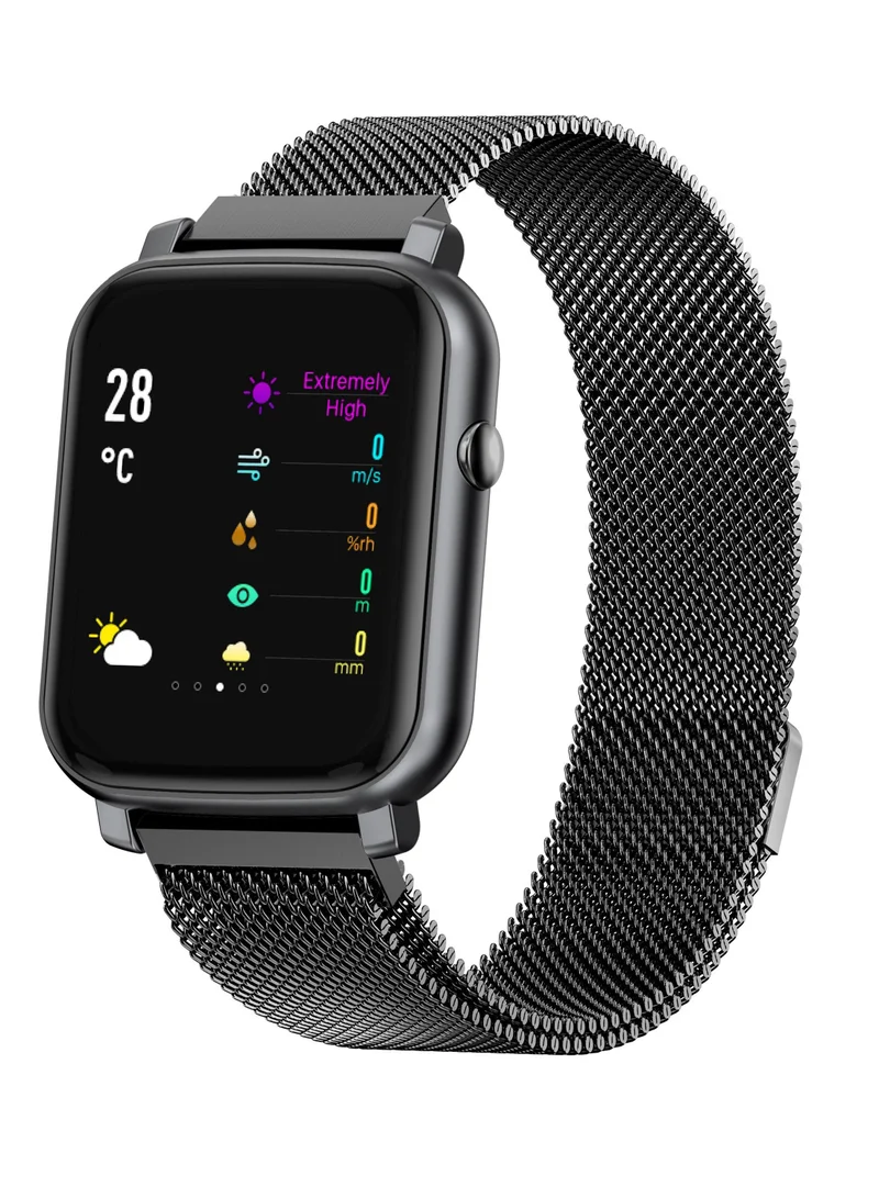 French Connection French Connection F1 Touch Screen Unisex Smartwatch With Heart Rate & Blood Pressure Monitoring-Up To 14 Days Active Battery Life F1-A - 42 mm