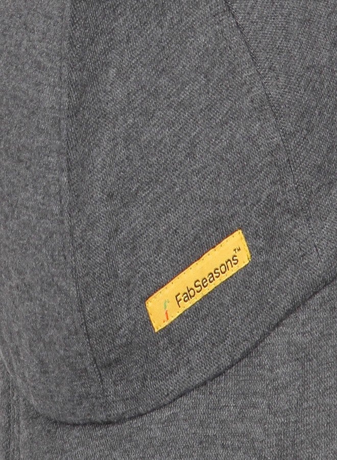 FabSeasons Cotton Unisex Adjustable Size Cap (Dark Grey) - Image 4