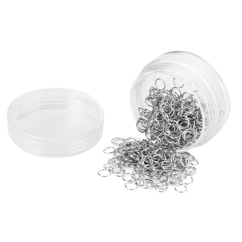 مجموعة ملحقات صناعة المجوهرات الذاتية حلقات القفز المعدنية المفتوحة 4Box 3 ملم - Image 3
