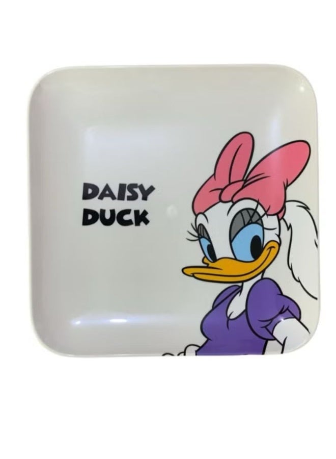 مجموعة أطباق عشاء من 6 قطع بتصميم وجه كرتوني، طعام للحفلات وصحون للفواكه والوجبات الخفيفة، خالية مادة البيسفينول أ - (شخصيات ديزني) - Image 2