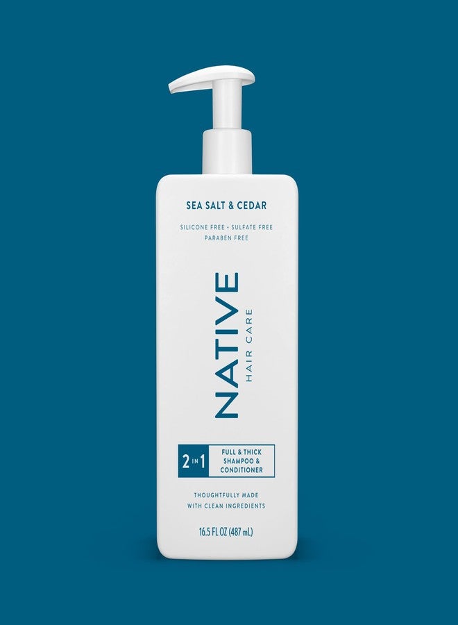 Native Sea Salt & Cedar 2N1 Shampoo & Conditioner Set 16.5 fl oz - Image 2