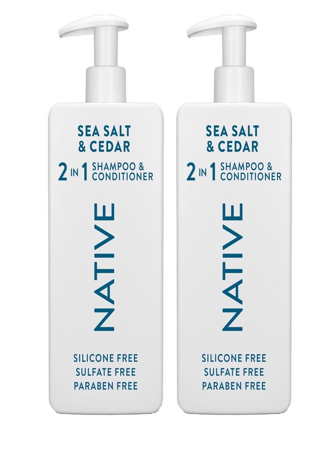 Native Sea Salt & Cedar 2N1 Shampoo & Conditioner Set 16.5 fl oz - Image 1