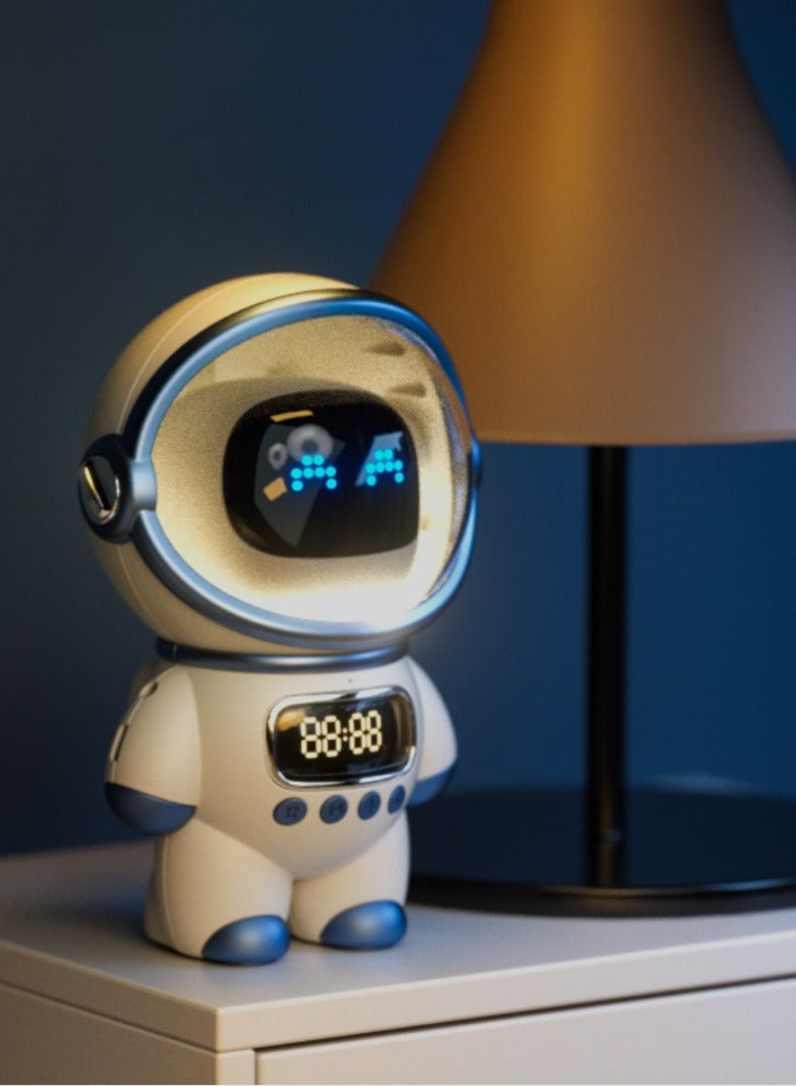 Astronaut Multifunctional Intelligent Alarm Clock, Bluetooth Speaker, AI Voice Conversation Upgrade Chip, Ultra Long Battery Life, Ambient Night Light - Image 3