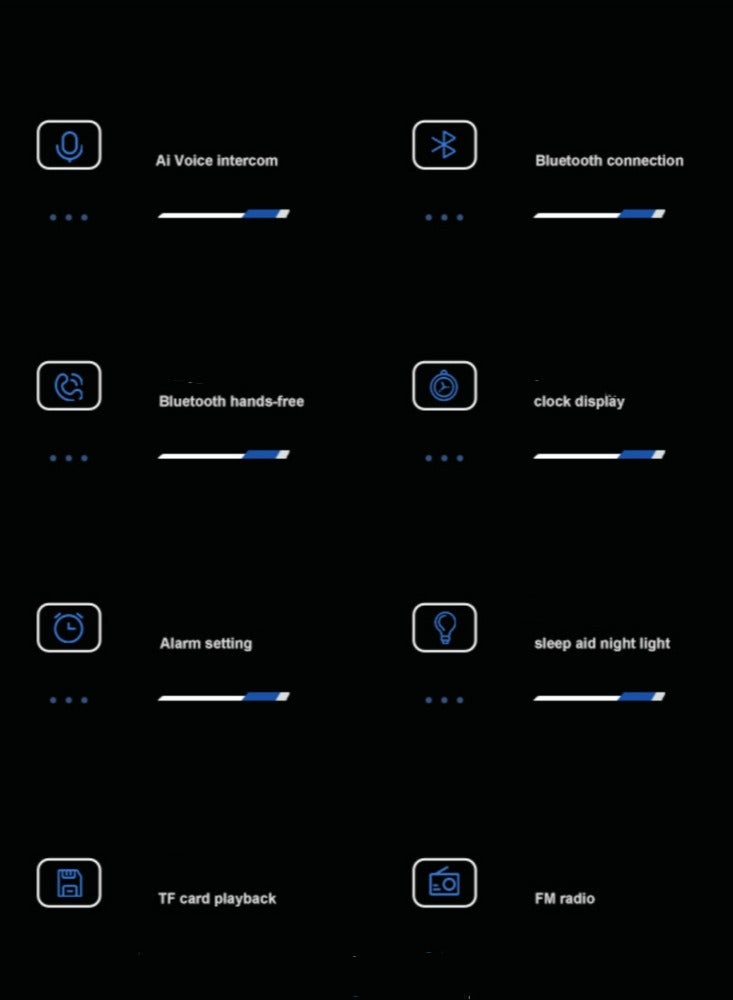 Astronaut Multifunctional Intelligent Alarm Clock, Bluetooth Speaker, AI Voice Conversation Upgrade Chip, Ultra Long Battery Life, Ambient Night Light - Image 2