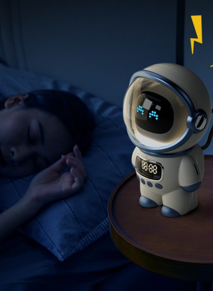 Astronaut Multifunctional Intelligent Alarm Clock, Bluetooth Speaker, AI Voice Conversation Upgrade Chip, Ultra Long Battery Life, Ambient Night Light - Image 1