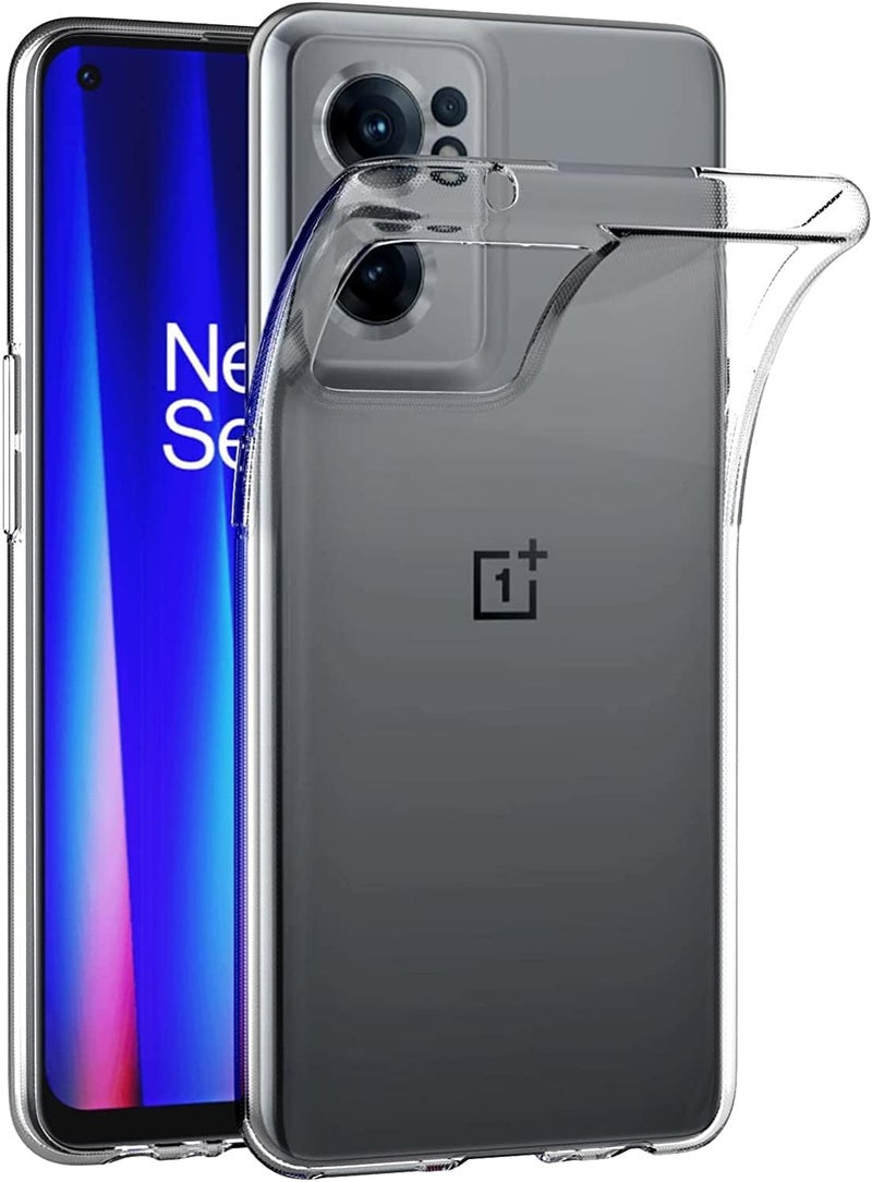 Nishtech for OnePlus Nord CE 2 5G Premium Transparent Hybrid Soft Slim Dust Proof Back Case Cover with Camera Protection - Image 1