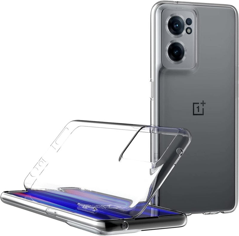Nishtech for OnePlus Nord CE 2 5G Premium Transparent Hybrid Soft Slim Dust Proof Back Case Cover with Camera Protection - Image 2