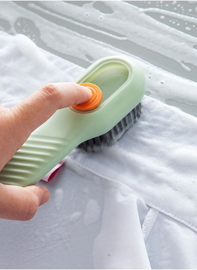 INSENSE - Multifunctional shoe brush, push-type drainage, soft-bristled laundry cleaning brush, no damage to shoes - Image 1