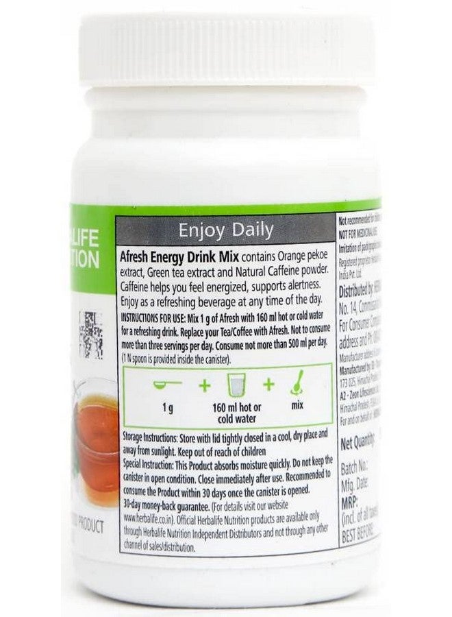 Herbalife Nutrition AFRESH ENERGY ginger +TULS+ELA+LEMN 4 PIECE Combo (200 GRAMS (4 PIECE)) - Image 2