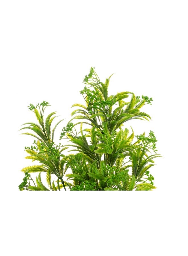 CNZ Aquarium Decor Fish Tank Decoration Ornament Artificial Plastic Plant Green, 11.8-inch - Image 4