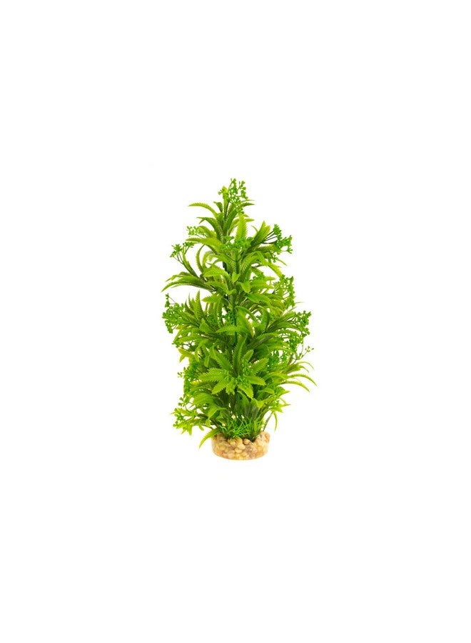 CNZ Aquarium Decor Fish Tank Decoration Ornament Artificial Plastic Plant Green, 11.8-inch - Image 3