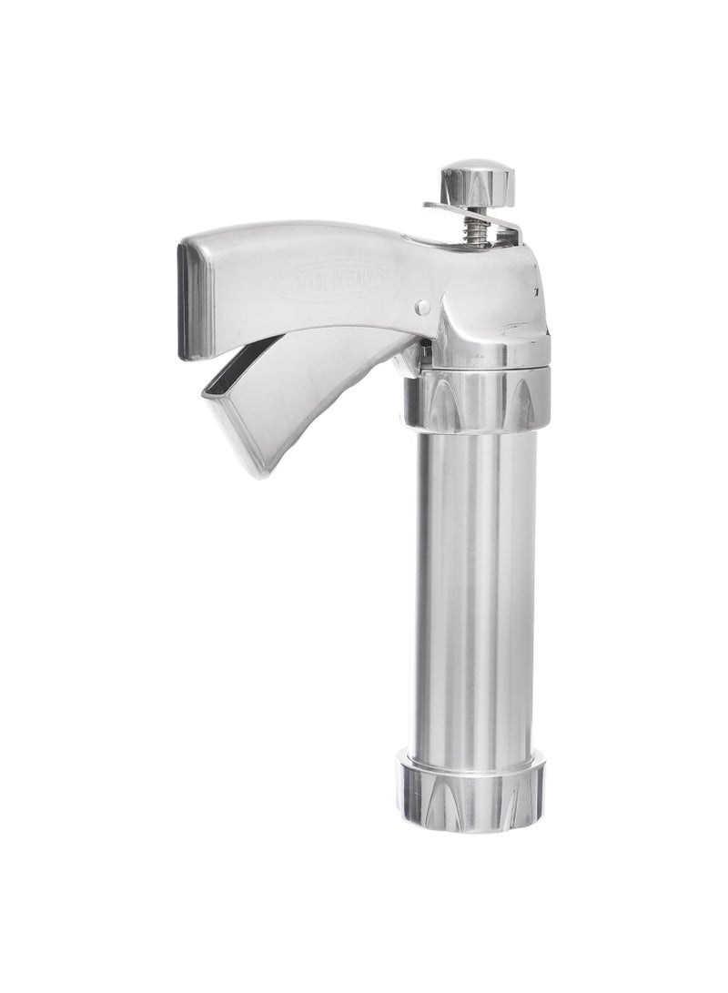 Bitoni Betoni Atlas Large Italian Petit Four Press, Silver, High Quality Stainless Steel, with 14 Automatic Petit Four and Cookie Presses - BA-30006 - Image 3