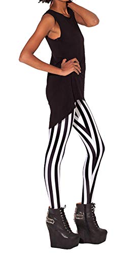 QZUnique Leggings for Women, Halloween Full-Length Printed Legging Footless Elastic Yoga Pants, Regular and Plus Size - Image 3