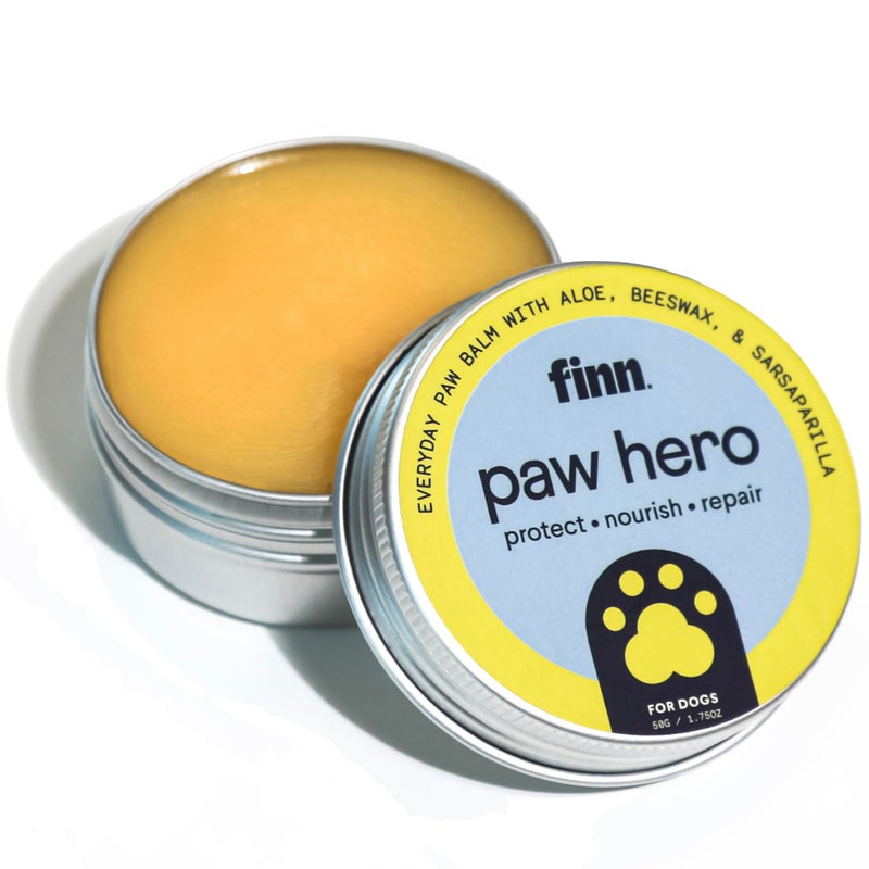 Finn Paw Hero Natural Dog Paw Balm | Winter Paw Protection from Snow, Salt & Ice | Moisturizing & Lick-Safe - 1.75 oz - Image 1