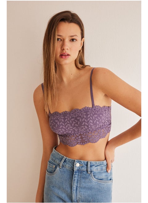 lace bandeau bralette