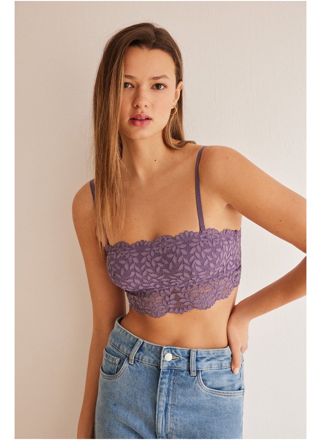 women'secret - lace bandeau bralette - Image 1