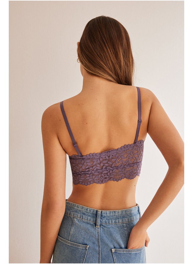 women'secret - lace bandeau bralette - Image 1