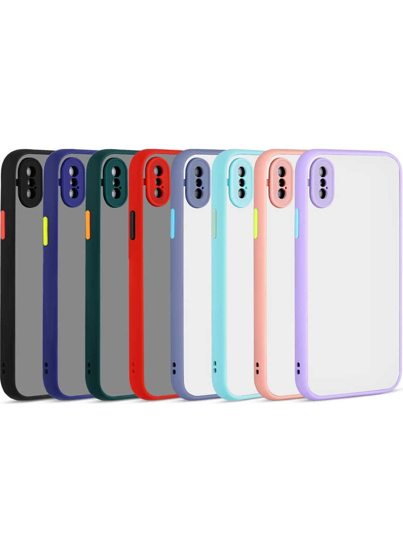 Rona Store iPhone Xs 5.8 - Compatible Zore Hux Cover-Turquoise  - Image 5