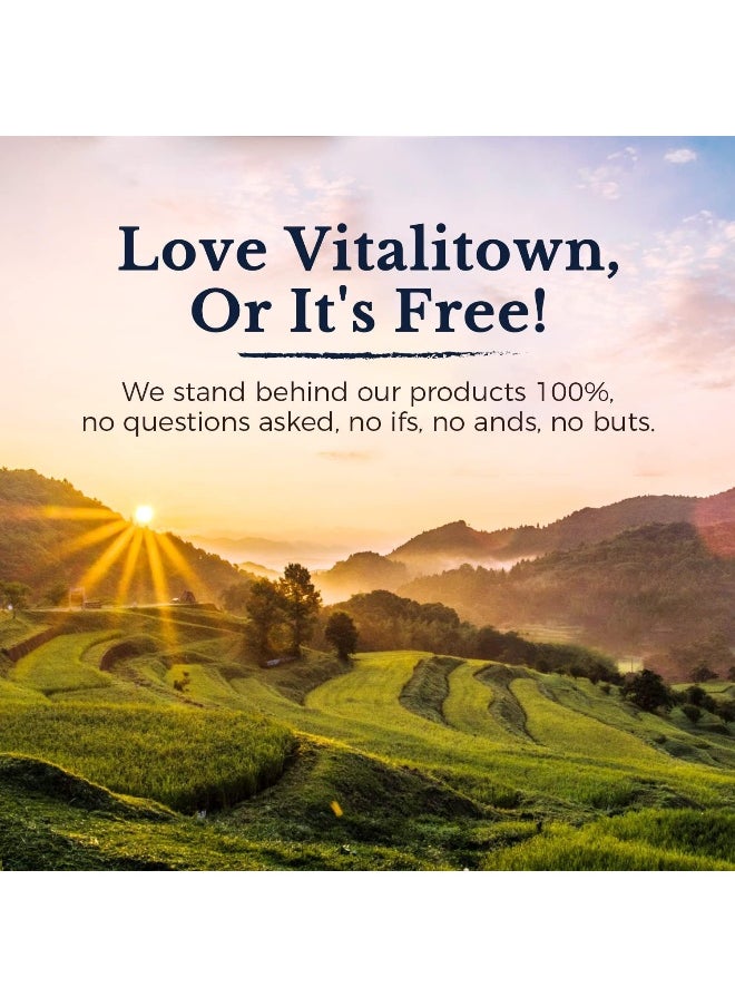 Vitalitown Magnesium Complex, Magnesium Glycinate, Malate, Taurate & Citrate, Chelated Forms, High Absorption, Bone, Heart, Muscle, Immune, Energy, Sleep & Digestion, Non-GMO