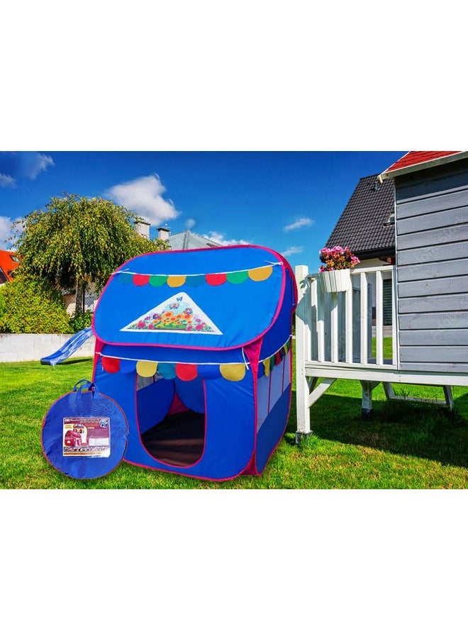 HomeCute Homecute Foldable Pop Up Hut Type Kids Toys Small Size Play Tent House for Boys and Girls. (Blue)  - Image 4