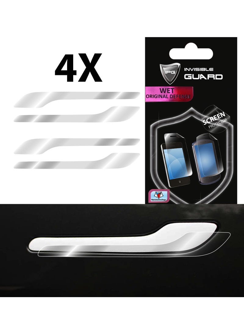 IPG - Tesla Model 3 - Specially Cut Tesla Logo Door Handle Sticker Set for Model Y (Set of 4) - Image 1