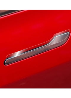 Tesla Model 3 - Specially Cut Tesla Logo Door Handle Sticker Set for Model Y (Set of 4)