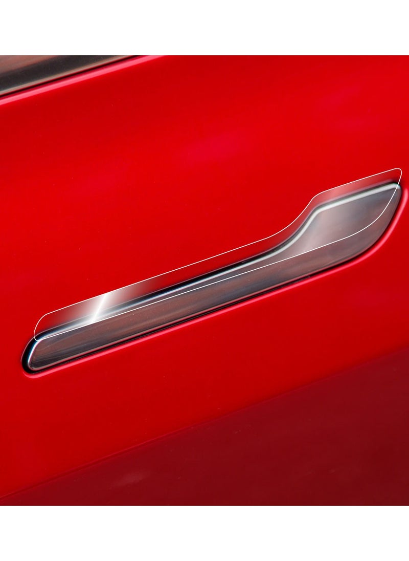 IPG - Tesla Model 3 - Specially Cut Tesla Logo Door Handle Sticker Set for Model Y (Set of 4) - Image 1