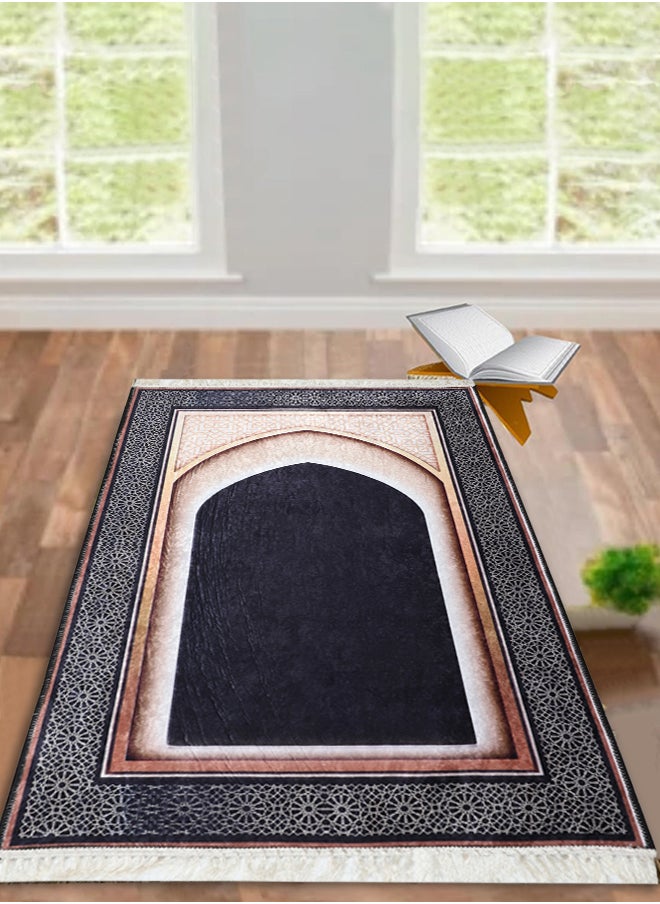 Status Contract Status Contract Multipurpose Janwaz Prayer Mat With Anti Slip Backing 120x76 Cms  - Image 1