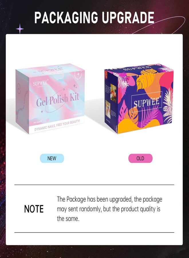 SUPWEE 12 Colors Reflective Glitter Gel Polish - Silver Pink Blue Sparkle Gel Nail Polish Shimmer Holographic Nail Gel Polish Manicure Soak Off Lamp Gel Home DIY Varnish - Image 2