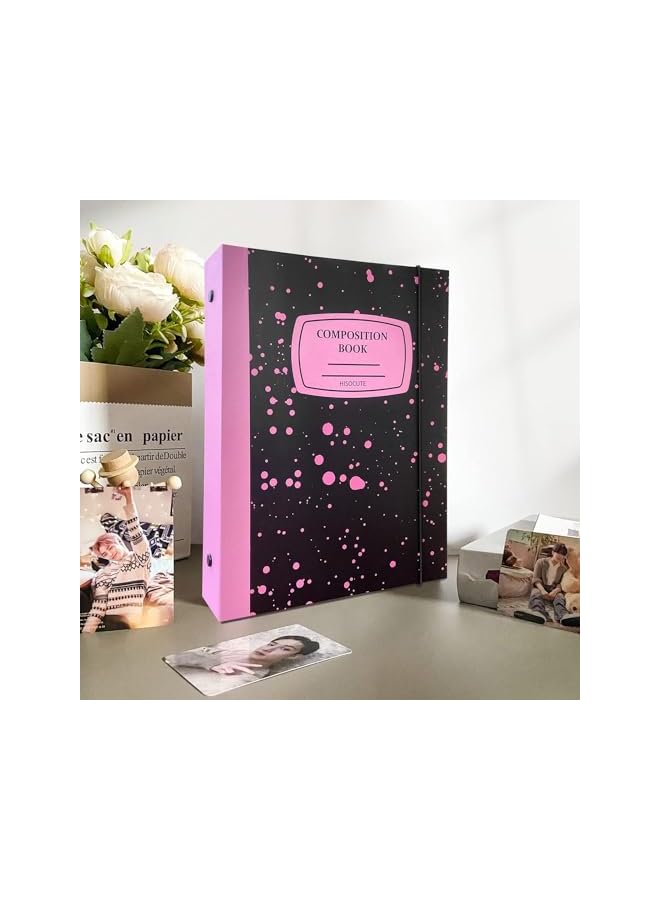 The Bros A5 KPOP Photocard Binder 240 Pockets, KPOP Photocard Holder Book 30 Sleeves, Photocard Collect Book, Refillable Card Protectors, 6 Ring Photo Card Binder, Photo Album for Mini Camera Photo  - Image 5