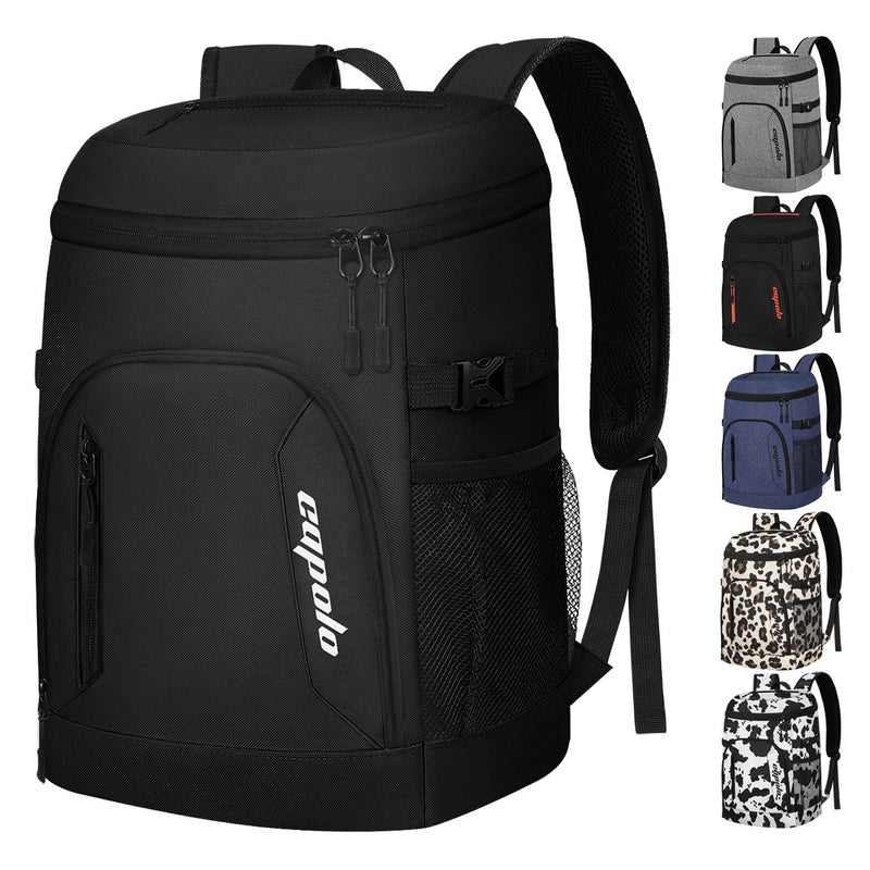Capolo Cooler Backpack for Men Women Insulated Backpack Cooler Leak Proof Large Capacity Thermal Bag Beverage Soft Cooler Bag Lunch Backpack for Travel Picnic Hiking White 45 Cans - Image 1