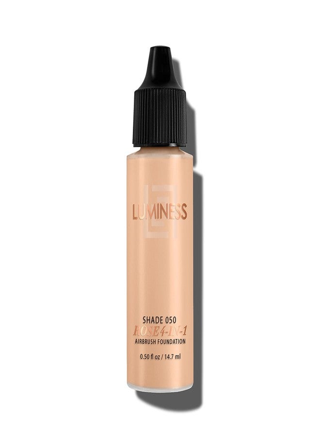 LUMINESS Rose 4-in-1 Airbrush Foundation - Shade 050, 0.50 oz - Image 1