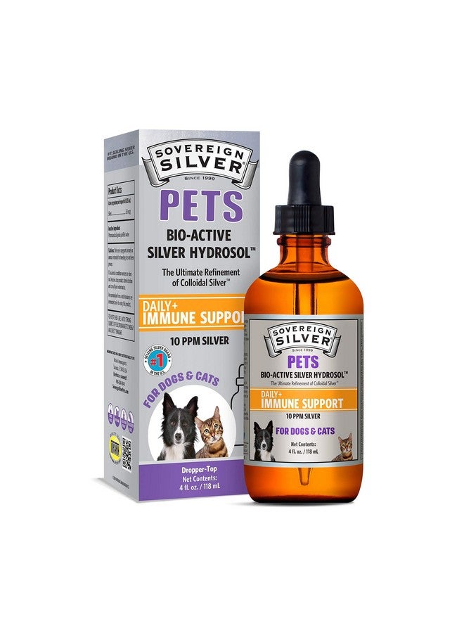 Sovereign Silver Bio-Active Silver Hydrosol for Pets Immune Support, 4 oz. - Image 1