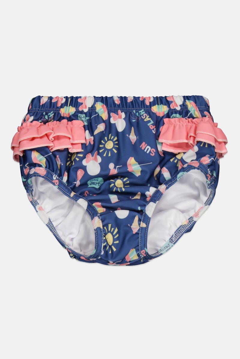 COEGA SUNWEAR Toddlers Girl Allover Print Swimwear Bottom, Multicolor - Image 2