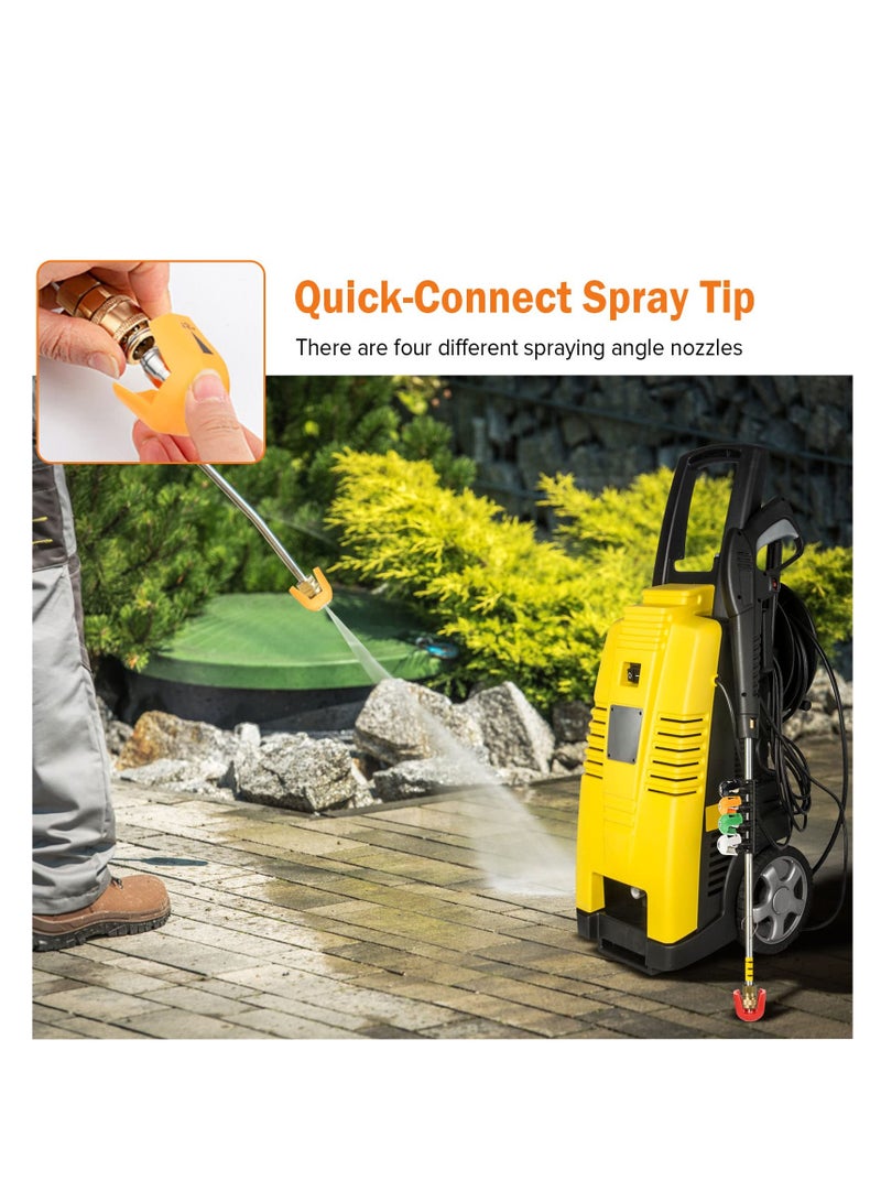 SYOSI SPX3000 TPS Quick Connect Pressure Washer Nozzle Kit Compatible with Sun Joe SPX 3000 Series and Universal Pressure Washers, Customizable Pressure Output Easy to Use Versatile Cleaning Tool 5Pcs - Image 5