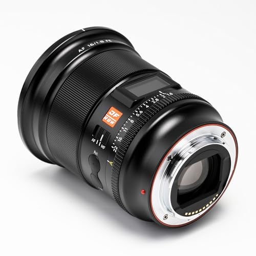 VILTROX عدسة فيلتروكس AF 16mm f/1.8 FE كاملة الإطار لكاميرات سوني E، عدسة تركيز تلقائي مع شاشة LCD مدمجة، فتحة واسعة لكاميرات سوني E-Mount a7 - Image 2