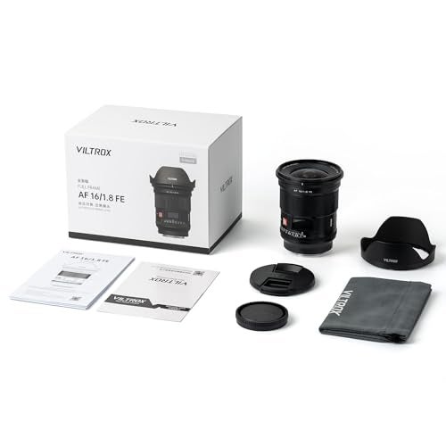 VILTROX عدسة فيلتروكس AF 16mm f/1.8 FE كاملة الإطار لكاميرات سوني E، عدسة تركيز تلقائي مع شاشة LCD مدمجة، فتحة واسعة لكاميرات سوني E-Mount a7 - Image 5