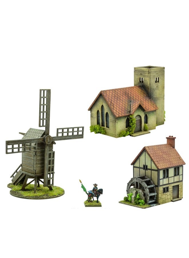 Warlord Games Pike & Shotte Epic Battles Village Scenery Pack Military Table Top Wargaming Plastic Model Kit 218810002 - Image 1