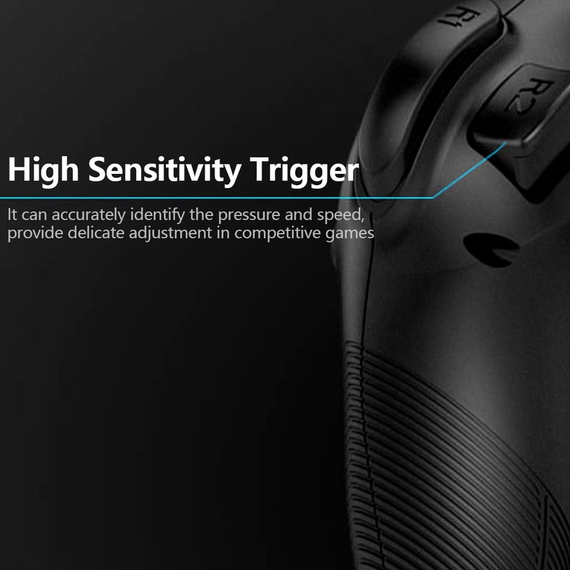 ديل إتحكم ومقلب ألعاب لاسلكي متعدد الوظائف بتقنية Bluetooth بالتصميم المريح للجسم مع مقلبي مزدوجين متوافق مع أنظمة أندرويد وآي أو إس - Image 4