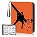 BINBE Hockey Card Binder4Pocket Trading Card Binder with 400 Card SleevesPortable Cards Album Case for Cards Collection Baseball Football Hockey Basketball Sports Cards 400 Pocket Hockey - Image 4