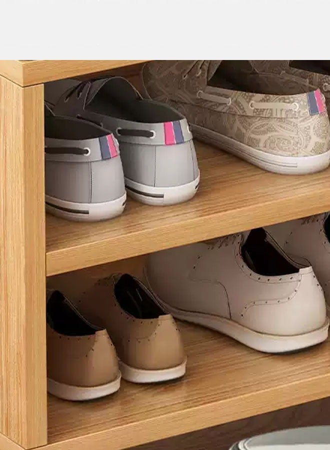 keke 3 Tier Multifunctional Shoe Storage Rack With Seat - Image 3