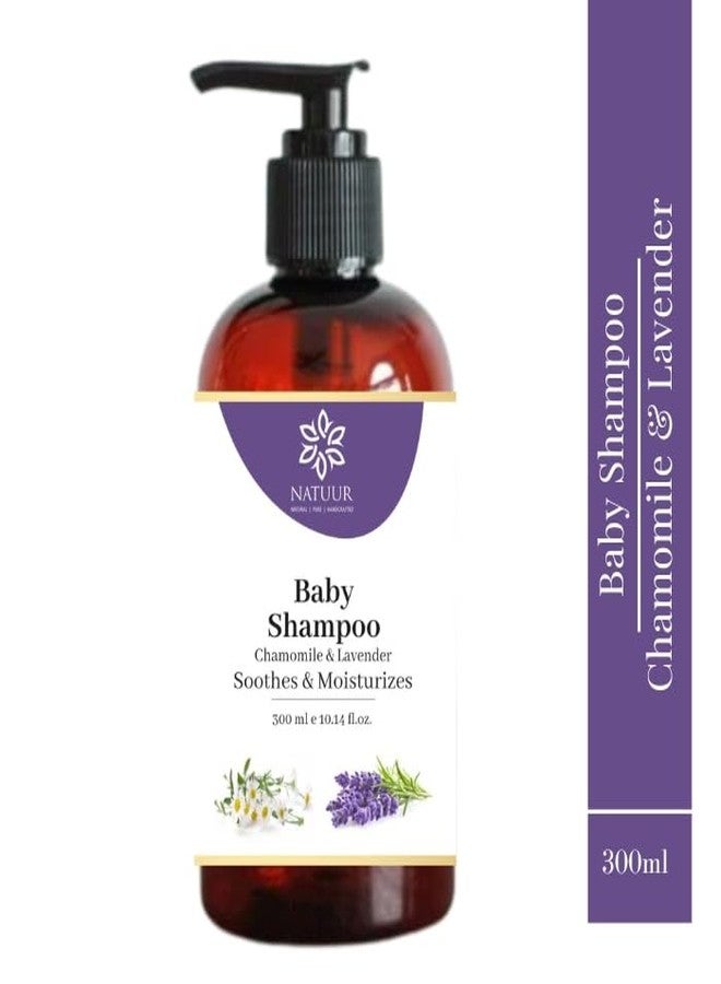 NATUUR Baby Shampoo & Body Wash Chamomile & Lavender 300ml | Gentle, Tear-Free & Sulfate-Free | Soothes & Hydrates Sensitive Skin | Mild Herbal Aroma | Safe for Infants & Toddlers | Daily Use - Image 2