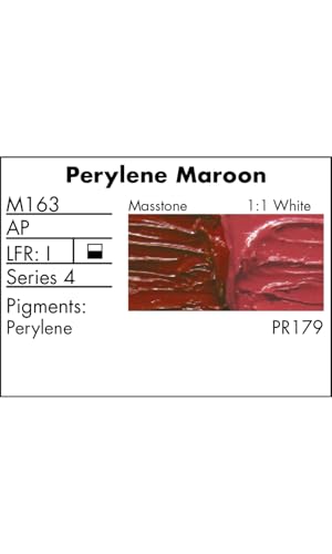 GRUMBACHER 37-ml Max Water Miscible Oil Paint, Perylene Maroon - Image 3