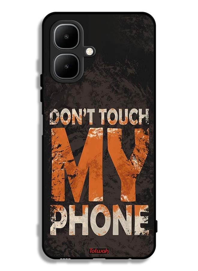 Tolwak Infinix Smart 10 Protective Case Cover Do Not Touch My Phone