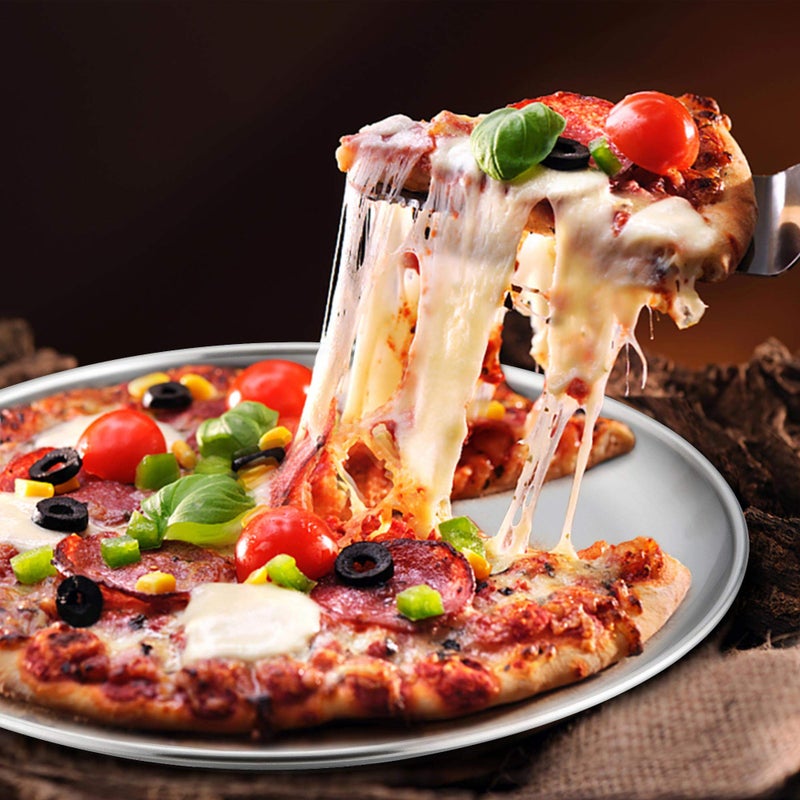 TeamFar TeamFar Pizza Pan, 10 inch Pizza Pan Stainless Steel Pizza Oven Pan Tray Round Pizza Baking Pan, Healthy & Sturdy, Dishwasher Safe & Easy Clean  - Image 5