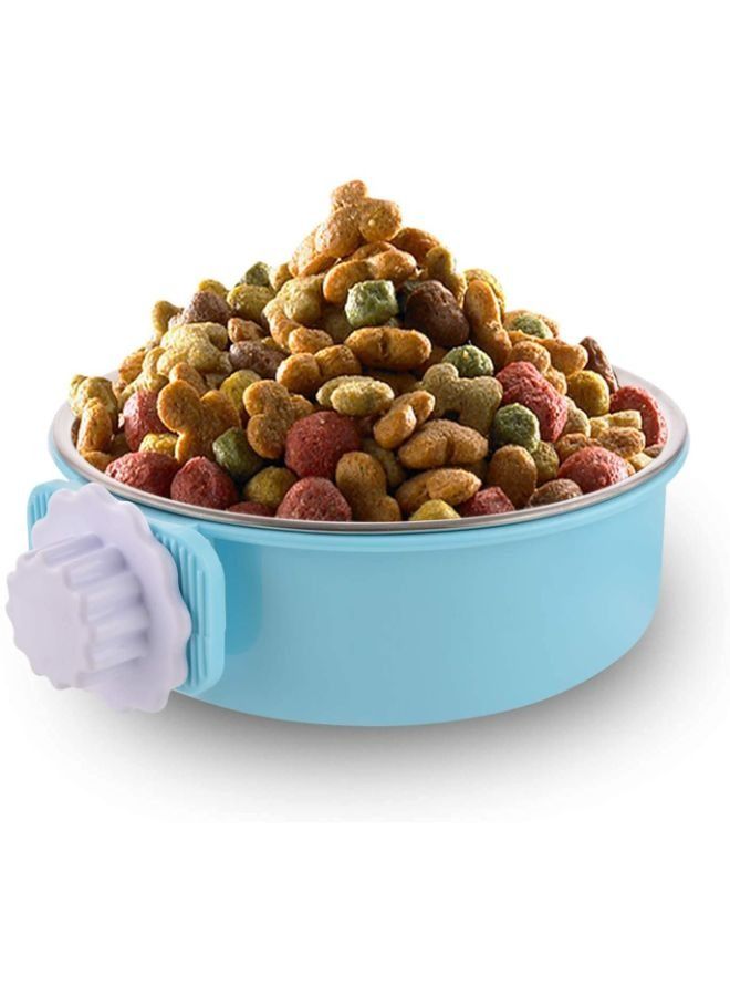Stainless Steel Feeding Hanging Bowl for Pets - Image 2