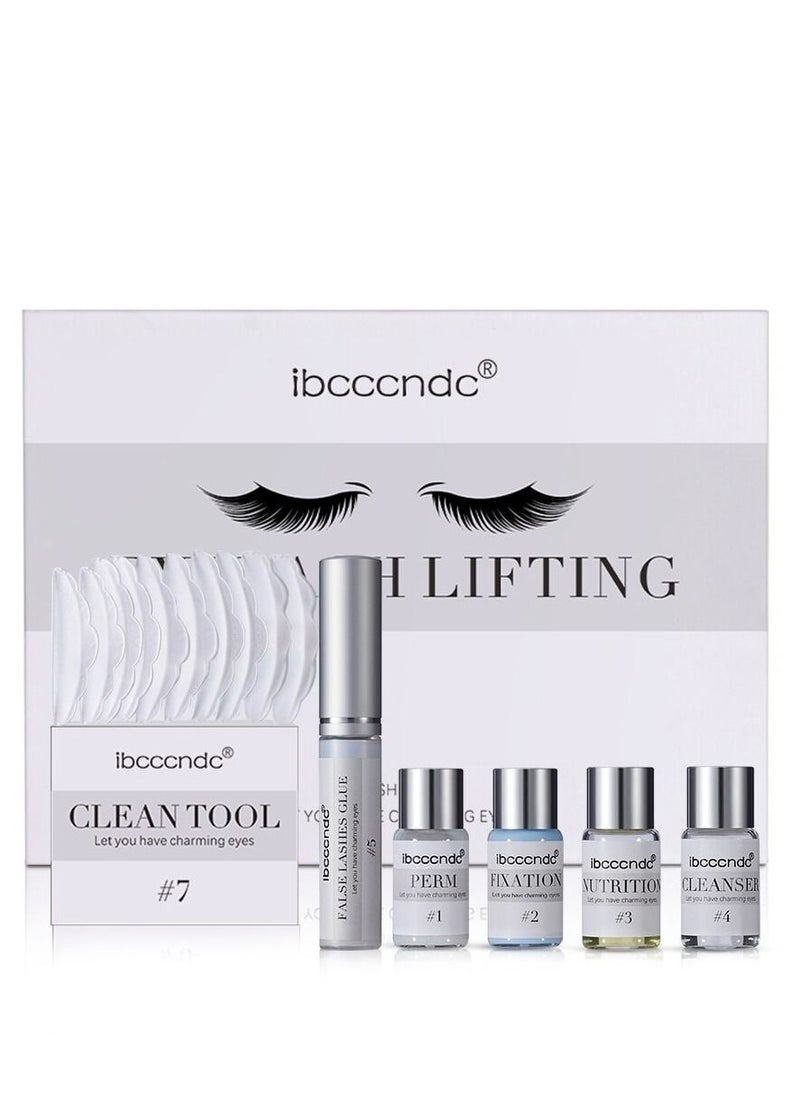 ibcccndc Easy Apply Lash Lift Eyelash Perming Kit Tools with Nutrition Set  - Image 5
